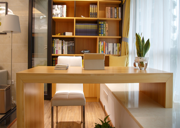 现代前卫风格室内装修效果图-雅居乐御宾府三居145平米-书房 现代前卫风格室内装修效果图-雅居乐御宾府三居145平米-书房