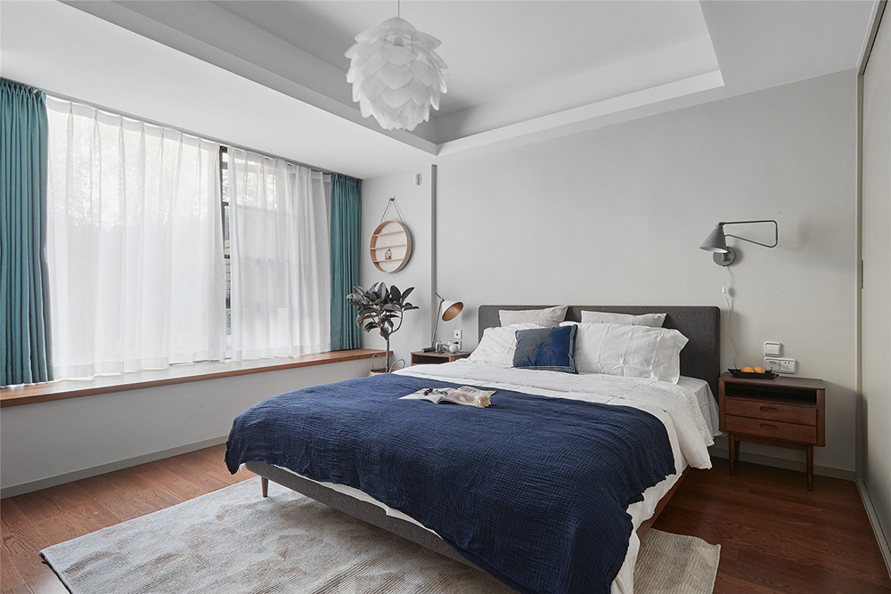 南宁荣和公园墅别墅290平米北欧风格室内装修案例-主卧 南宁荣和公园墅别墅290平米北欧风格室内装修案例-主卧