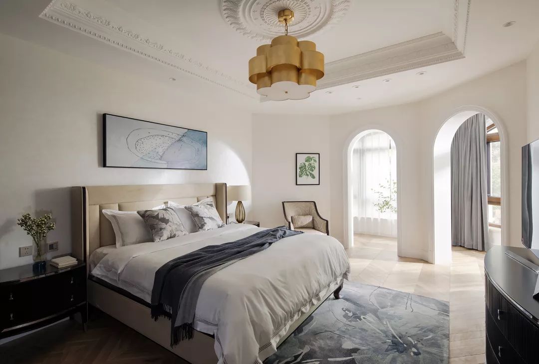 法式风格家装设计室内装修效果图-次卧 法式风格家装设计室内装修效果图-次卧