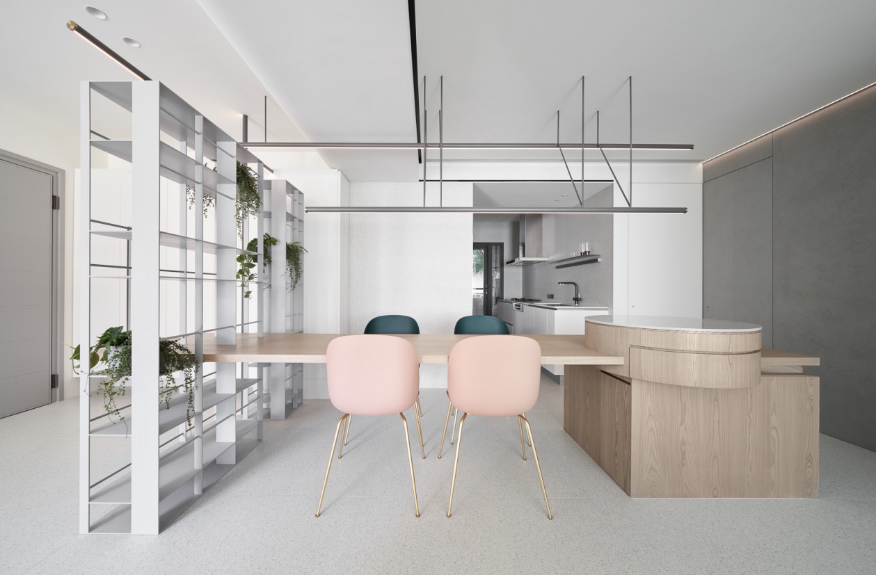 现代简约风格室内家装案例效果图-餐厅 现代简约风格室内家装案例效果图-餐厅