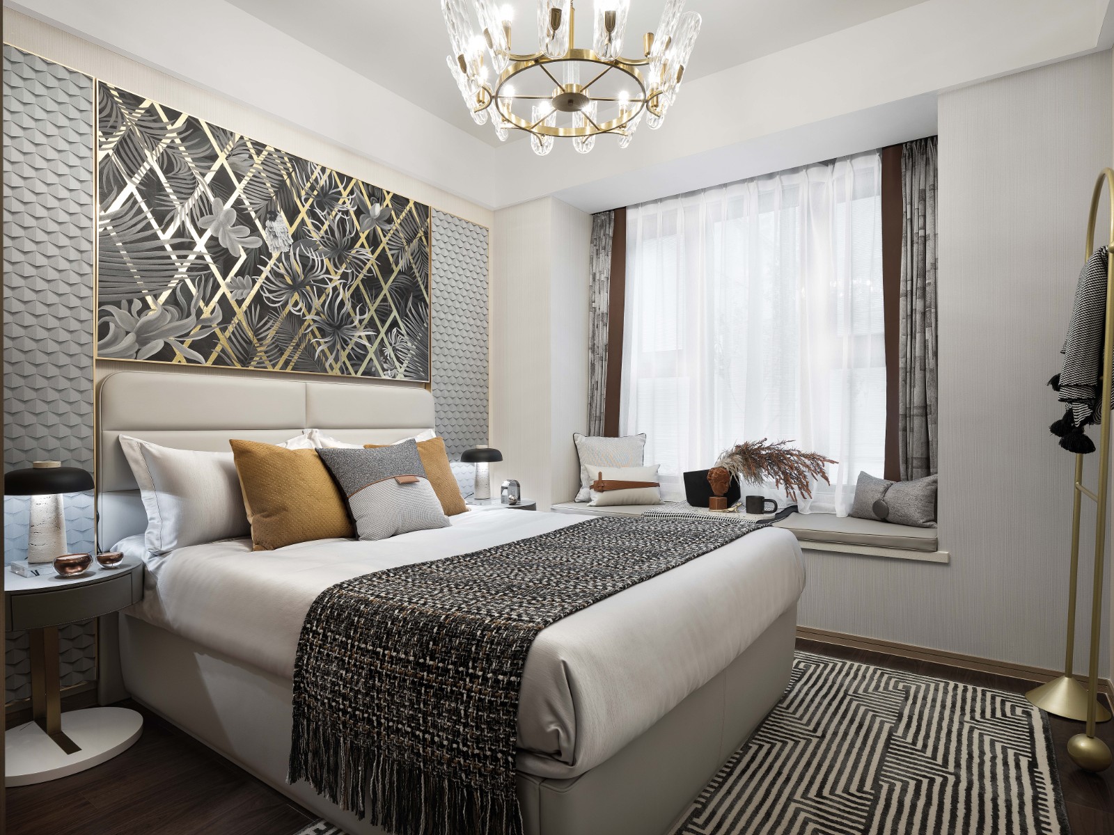 包豪斯风格室内设计家装案例-次卧 包豪斯风格室内设计家装案例-次卧